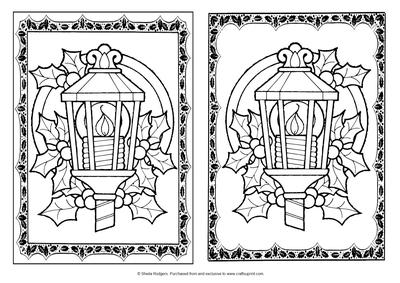 Digital Stamps - Candle Lamps