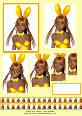 Bunny Girl in Yellow
