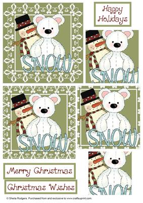 Sam Snowman and Pookie Polar Bear