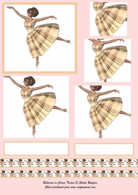 Ballerina in Cream Tartan
