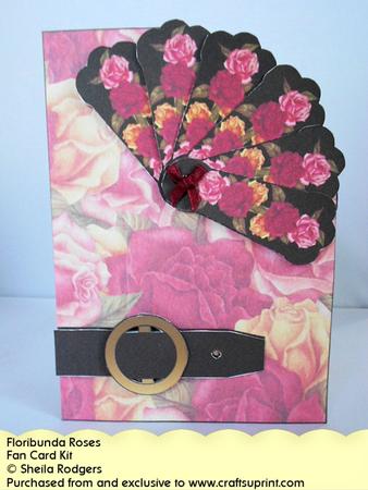 Fan Card - Floribunda Roses