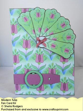 Fan Card - Modern Tulip