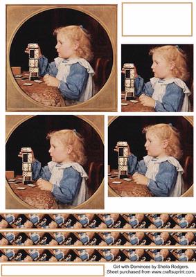 Girl with Dominoes
