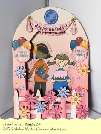 Arch Card Kit - Birthday Girls