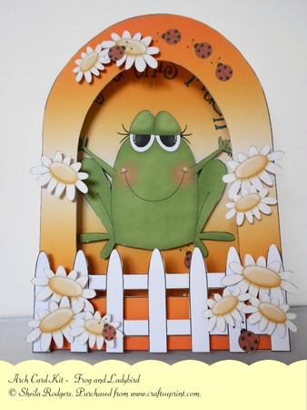 Arch Card Kit - Frog and Ladybird