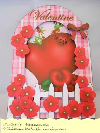 Arch Card Kit - Valentine Love Bugs