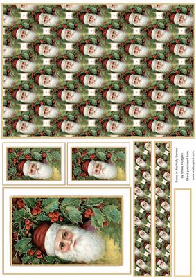 Santa in the Holly Berries