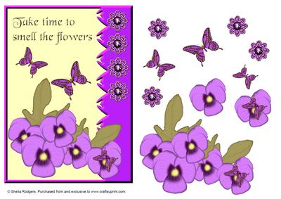 Smell the Flowers Step by Step