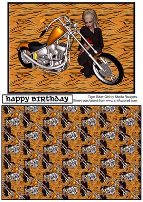 Tiger Biker Girl