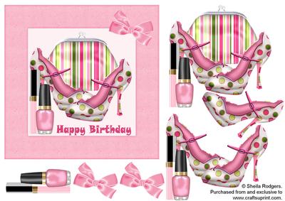Candy Stripe Bag and Shoes