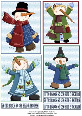 Snowmen Toppers