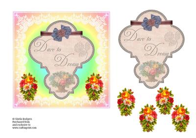 Dare to Dream Tag with Lace