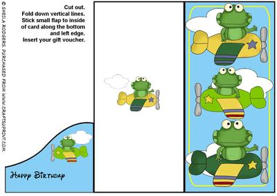 Flying Frogs Voucher Card