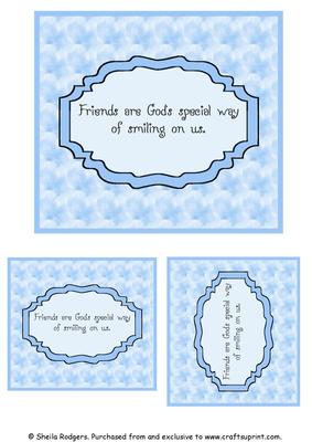 Friendship Toppers 2