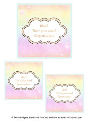 Pregnancy Congratulations Toppers 1