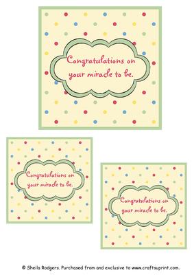 Pregnancy Congratulations Toppers 3