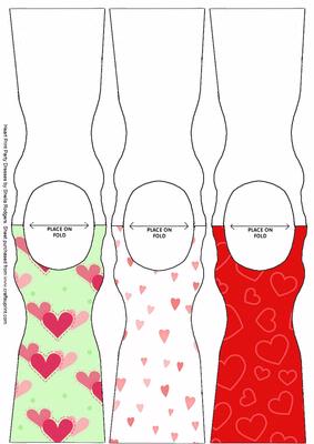 Heart Print Party Dresses