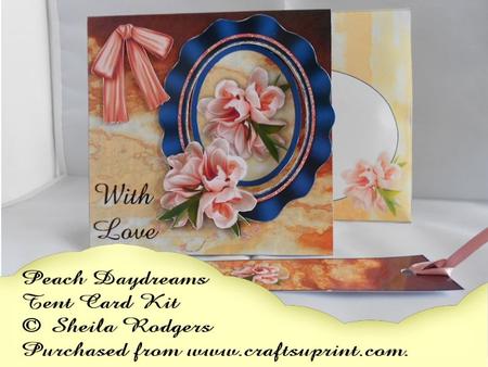 Peach Daydreams Tent Card Kit