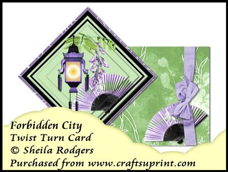 Twist Turn Card - Forbidden City