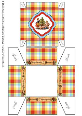 Tartan Christmas Gift Box 1
