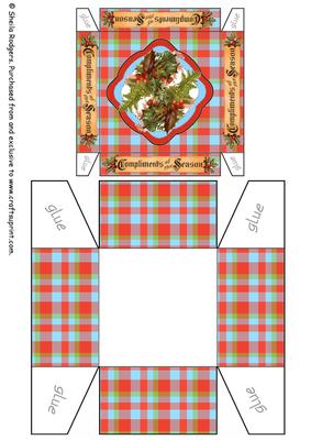 Tartan Christmas Gift Box 2