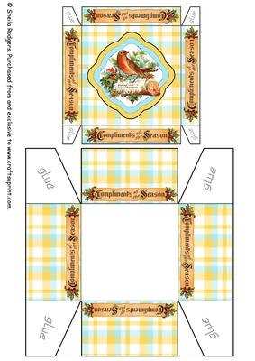 Tartan Christmas Gift Box 3
