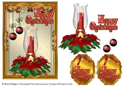 Poinsettia Lantern