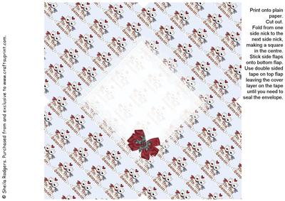 All in One Envelope for 5 Inch Card - Tis the Season