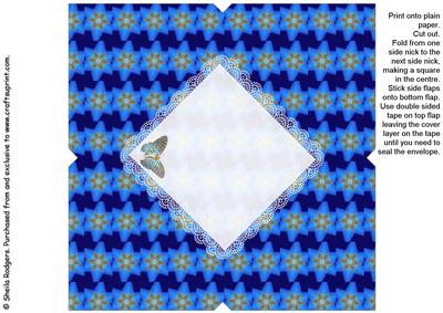 All in One Envelope for 5 Inch Card -