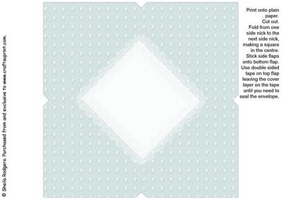 All in One Envelope for 5 Inch Card - Polka Dot 2