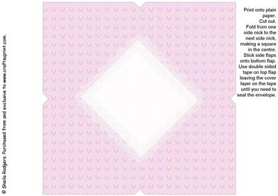 All in One Envelope for 5 Inch Card - Polka Dot 4