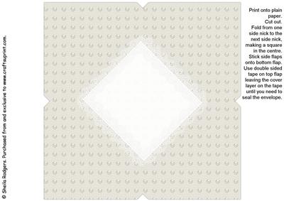 All in One Envelope for 5 Inch Card - Polka Dot 6