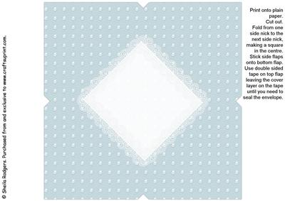 All in One Envelope for 5 Inch Card - Polka Dot 7