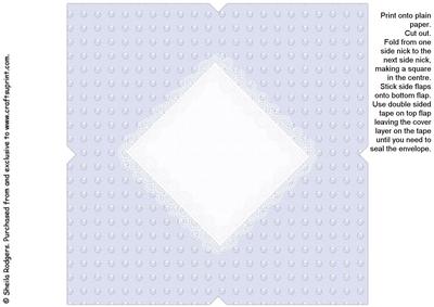 All in One Envelope for 5 Inch Card - Polka Dot 9