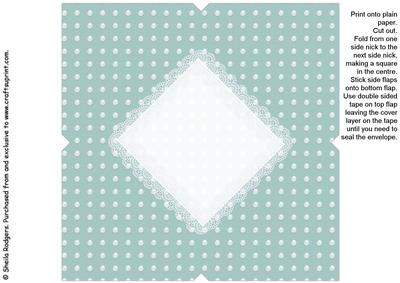 All in One Envelope for 5 Inch Card - Polka Dot 10