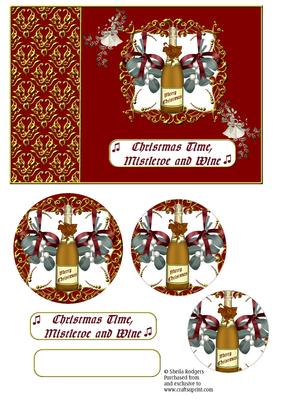 Mistletoe and Wine, Dark Red