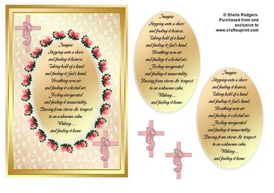 Sympathy Card with Poem - Female