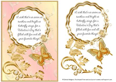 Valentine's Day Butterfly and Poem 3