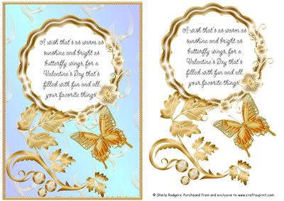 Valentine's Day Butterfly and Poem 4