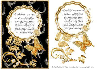 Valentine's Day Butterfly and Poem 7