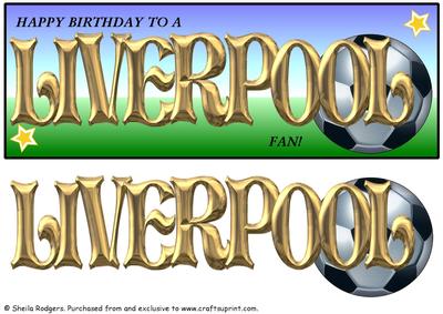 Football Fan Card - Liverpool