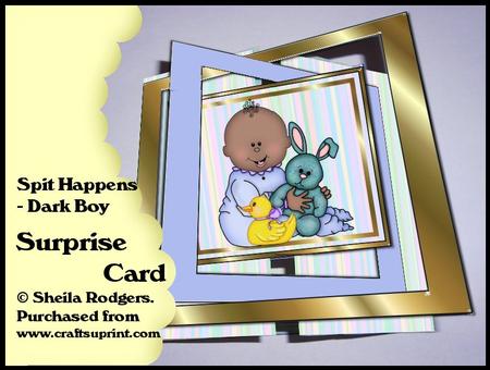 Surprise Card - Spit Happens - Dark Boy