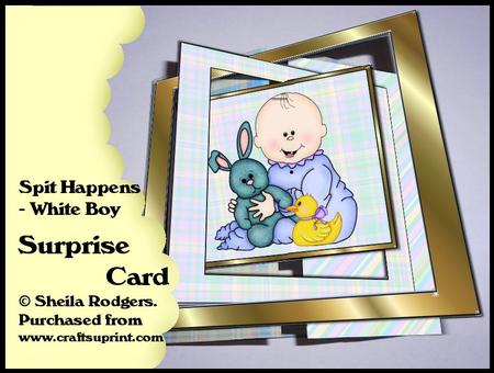 Surprise Card - Spit Happens - White Boy