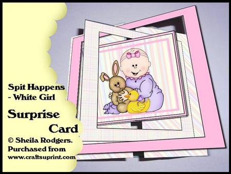 Surprise Card - Spit Happens - White Girl