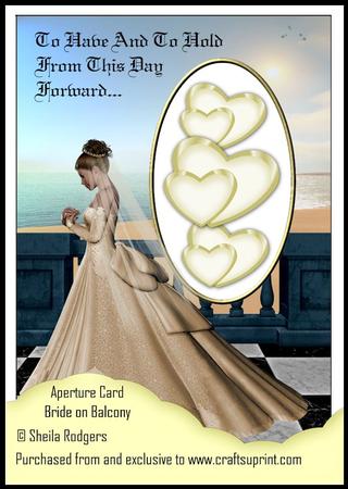 Aperture Card Kit - Bride on Balcony