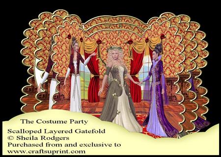 Scalloped Layered Gatefold - the Costume Party