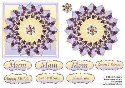 Faux Tea Bag Tiles 6