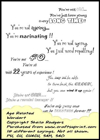 Age Related Wordart
