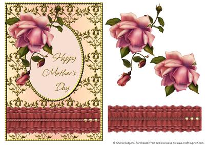 Blush Rose with Ruffle - Mother's Day