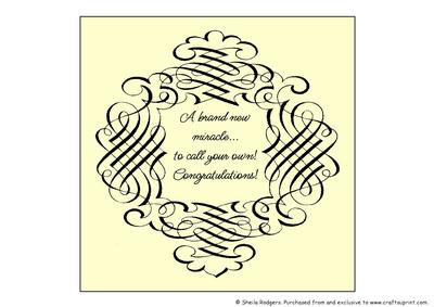 Insert for 8 Inch Card-scroll Frame-brand New Miracle Cream